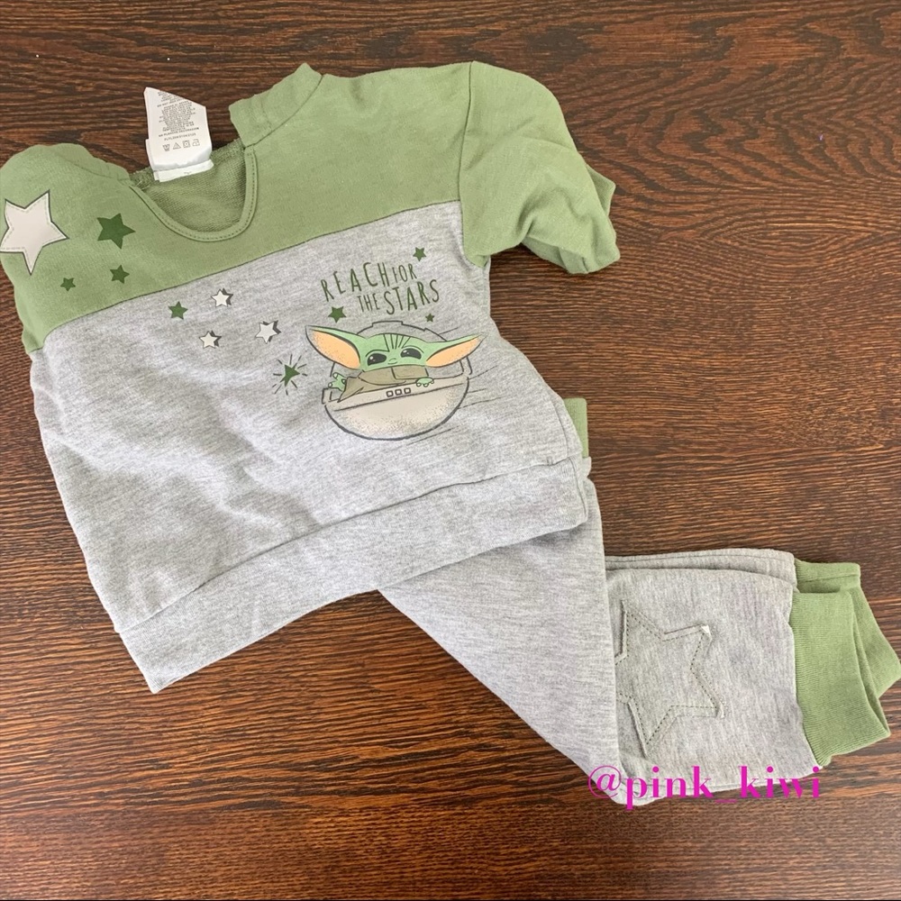 Baby Boys 2pc Star Wars The Child French Terry Set